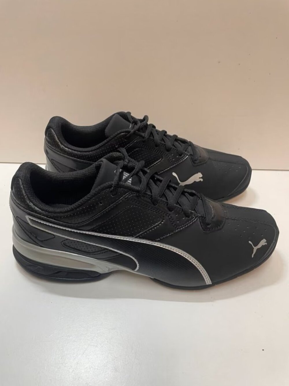 Puma Tazon 6 Sneakers — Black/Silver, US Men's 10